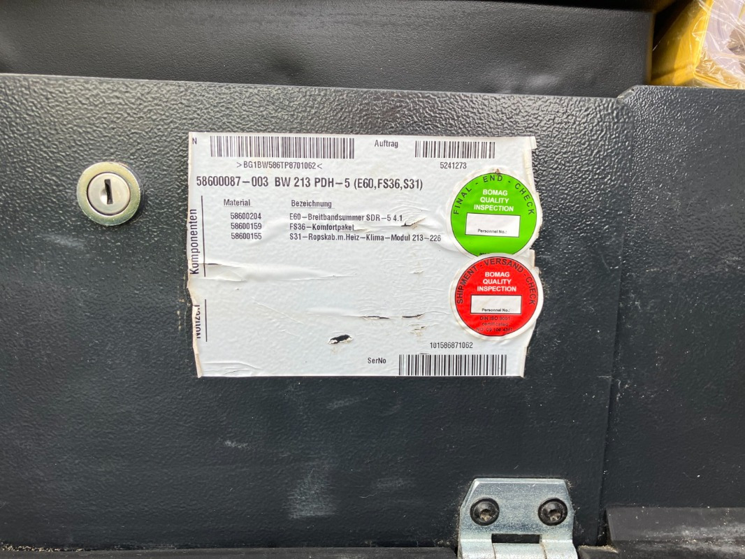 BOMAG DE BW 213 PDH-5 Stage V/Tier 4f - Rodillo: foto 3 BOMAG DE BW 213 PDH-5 Stage V/Tier 4f - Rodillo: foto 3