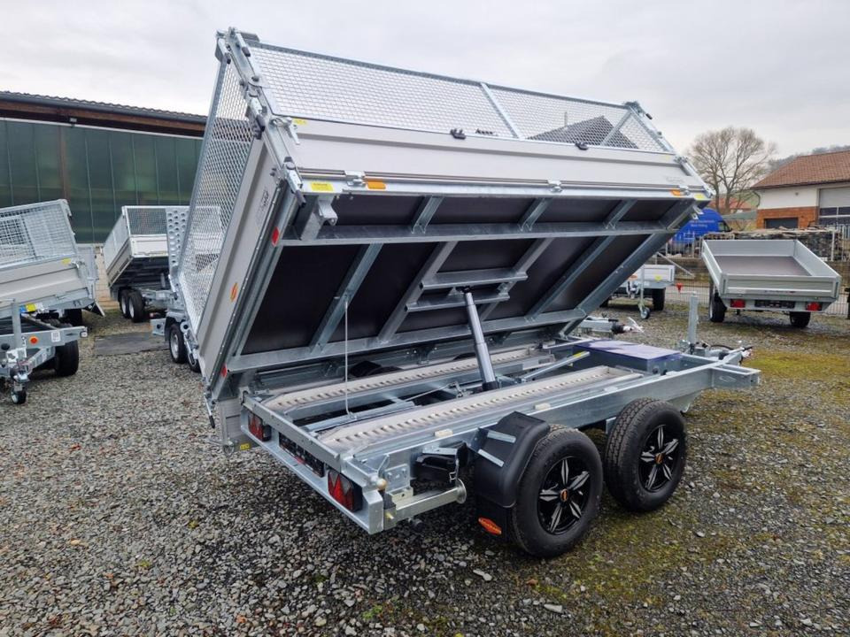 Böckmann DK-AL 3218/35 P 3,5t Gitter Rampen Stützen Alufelgen - Volquete remolque: foto 3 Böckmann DK-AL 3218/35 P 3,5t Gitter Rampen Stützen Alufelgen - Volquete remolque: foto 3