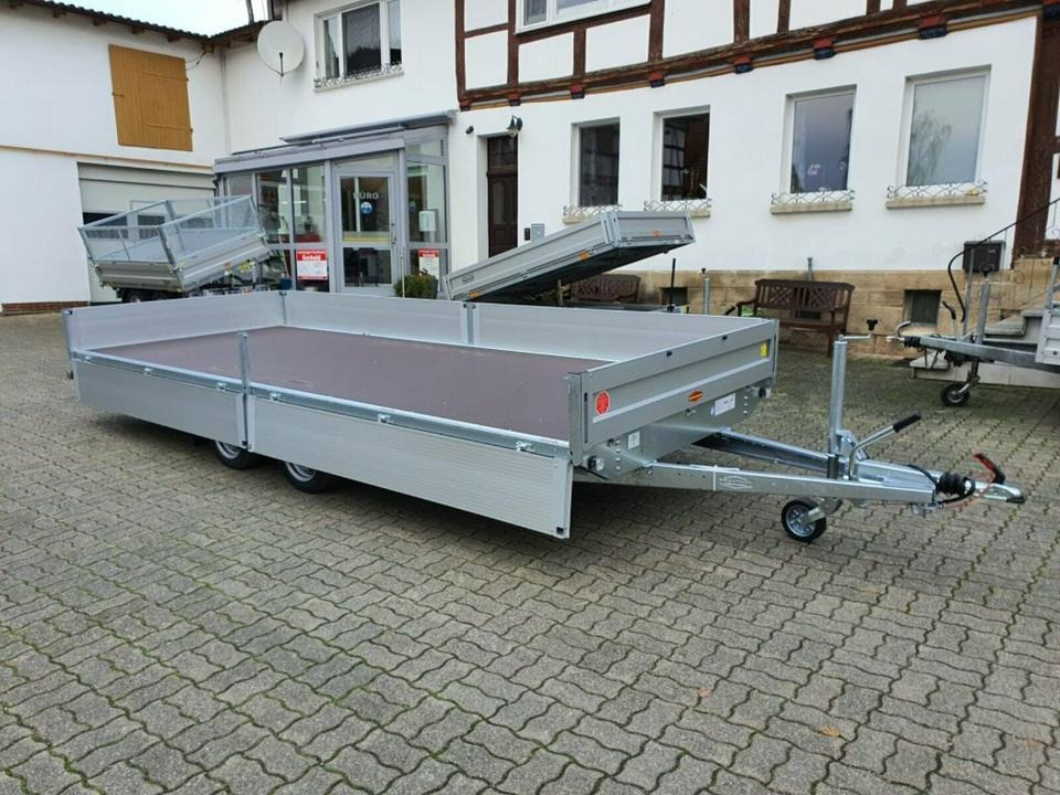 Böckmann HL-AL 5121/35 F ECO Hochlader PKW-Anhänger 3,5t - Remolque plataforma/ Caja abierta: foto 1 Böckmann HL-AL 5121/35 F ECO Hochlader PKW-Anhänger 3,5t - Remolque plataforma/ Caja abierta: foto 1