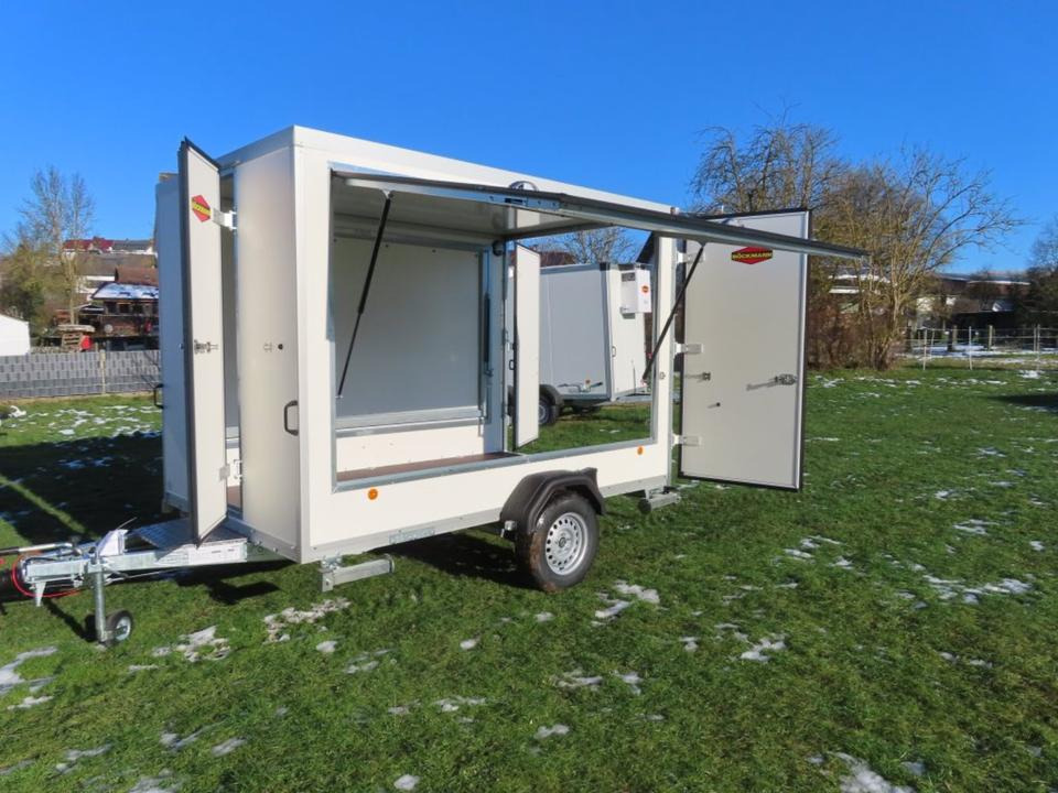 Böckmann Kofferanhänger KT 3018/15 Verkaufsanhänger PKW Anhänger - Remolque venta ambulante: foto 2 Böckmann Kofferanhänger KT 3018/15 Verkaufsanhänger PKW Anhänger - Remolque venta ambulante: foto 2