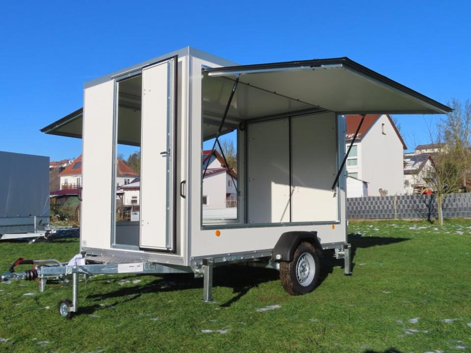 Böckmann Kofferanhänger KT 3018/15 Verkaufsanhänger PKW Anhänger - Remolque venta ambulante: foto 1 Böckmann Kofferanhänger KT 3018/15 Verkaufsanhänger PKW Anhänger - Remolque venta ambulante: foto 1