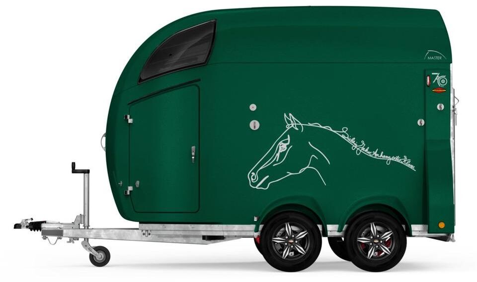 Böckmann Pferdeanhänger Master 70 WCF Alufelgen Mittelpostentr. - Remolque para caballos: foto 2 Böckmann Pferdeanhänger Master 70 WCF Alufelgen Mittelpostentr. - Remolque para caballos: foto 2