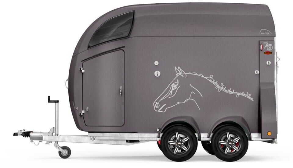 Böckmann Pferdeanhänger Master 70 WCF Alufelgen Mittelpostentr. - Remolque para caballos: foto 1 Böckmann Pferdeanhänger Master 70 WCF Alufelgen Mittelpostentr. - Remolque para caballos: foto 1