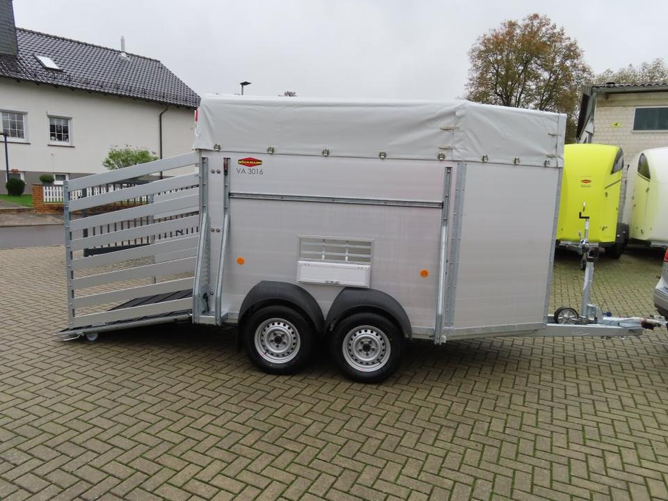 Transporte de ganado remolque Böckmann Viehanhänger, 2,4 to. Tür/Rampekombi, Humbaur, Fendt: foto 15