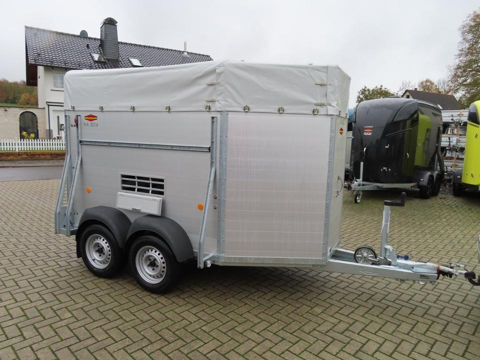 Transporte de ganado remolque Böckmann Viehanhänger, 2,4 to. Tür/Rampekombi, Humbaur, Fendt: foto 19