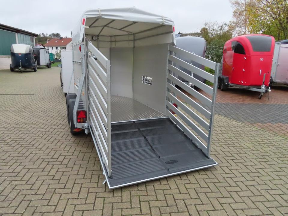 Transporte de ganado remolque Böckmann Viehanhänger, 2,4 to. Tür/Rampekombi, Humbaur, Fendt: foto 8