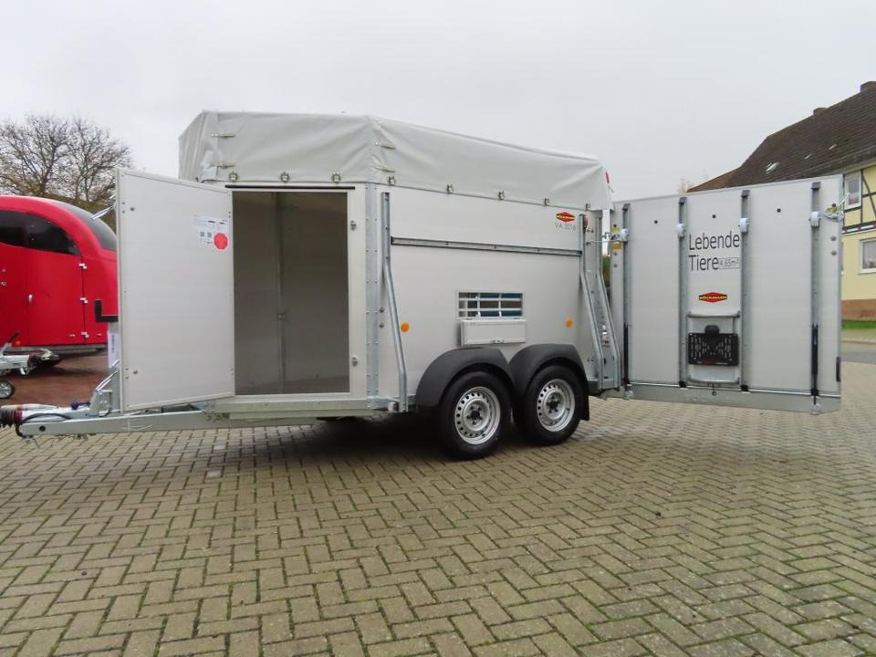 Transporte de ganado remolque Böckmann Viehanhänger, 2,4 to. Tür/Rampekombi, Humbaur, Fendt: foto 20