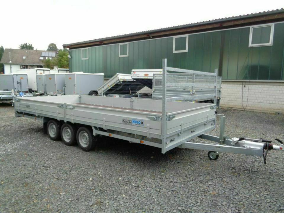Hulco - PKW Anhänger Tridem, 3,5 to Leihanhänger Mietfahrzeug 5m - Remolque plataforma/ Caja abierta: foto 4 Hulco - PKW Anhänger Tridem, 3,5 to Leihanhänger Mietfahrzeug 5m - Remolque plataforma/ Caja abierta: foto 4
