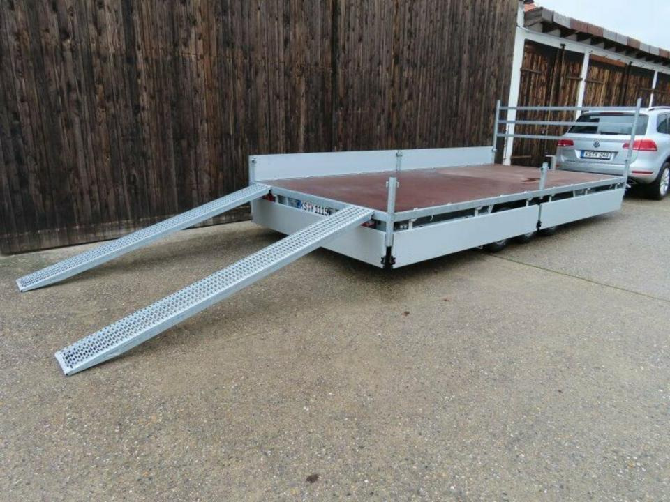 Hulco - PKW Anhänger Tridem, 3,5 to Leihanhänger Mietfahrzeug 5m - Remolque de coche: foto 1 Hulco - PKW Anhänger Tridem, 3,5 to Leihanhänger Mietfahrzeug 5m - Remolque de coche: foto 1