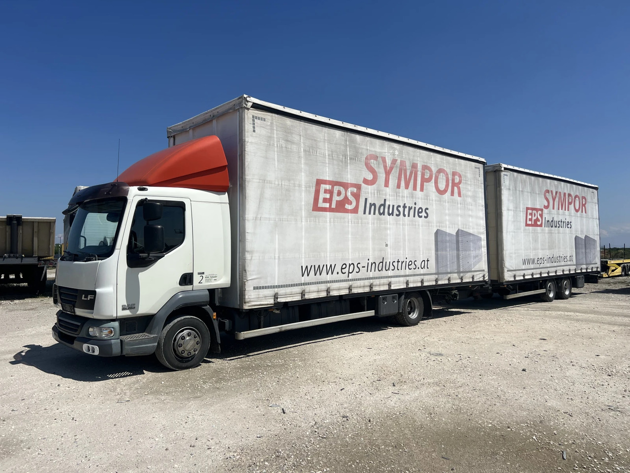 Daf Fa 7.85м., Euro5, Щора, Композиция, Mega, Внос - Camión lona: foto 3 Daf Fa 7.85м., Euro5, Щора, Композиция, Mega, Внос - Camión lona: foto 3