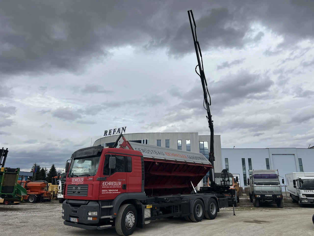 Man Tga 6х4, Самосвал с Кран - Volquete camión, Camión grúa: foto 5 Man Tga 6х4, Самосвал с Кран - Volquete camión, Camión grúa: foto 5