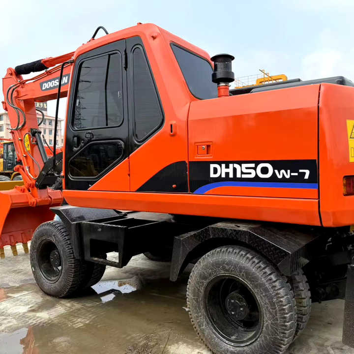 90% Brand New Doosan Brand Dh150w-7 Wheel Excavator in Stock Used Korea Brand Doosan Dh55 Dh60 Dh150 Dh210 Excavator for Sale - Excavadora de ruedas: foto 1 90% Brand New Doosan Brand Dh150w-7 Wheel Excavator in Stock Used Korea Brand Doosan Dh55 Dh60 Dh150 Dh210 Excavator for Sale - Excavadora de ruedas: foto 1