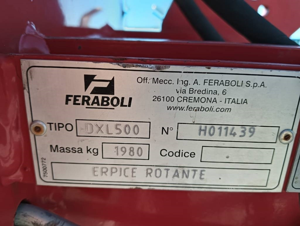 Feraboli DXL500 - Rotocultivador: foto 5 Feraboli DXL500 - Rotocultivador: foto 5