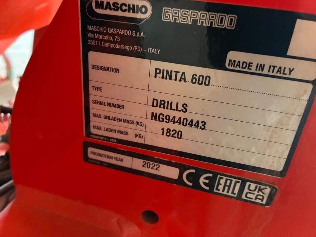 Maschio Pinta 600 - Sembradora de precisión: foto 3 Maschio Pinta 600 - Sembradora de precisión: foto 3