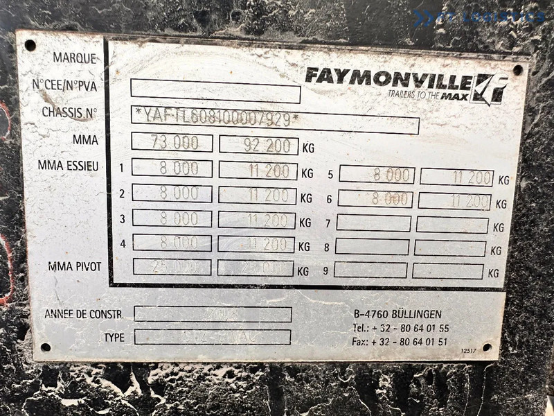 Faymonville FAYMONVILLE STZ-6WAU – 6 AXLES – 92.2T GVW – 73T PAYLOAD – HYDRAULIC RAMPS – EXCELLENT CONDITION! - Góndola rebajadas semirremolque: foto 3 Faymonville FAYMONVILLE STZ-6WAU – 6 AXLES – 92.2T GVW – 73T PAYLOAD – HYDRAULIC RAMPS – EXCELLENT CONDITION! - Góndola rebajadas semirremolque: foto 3