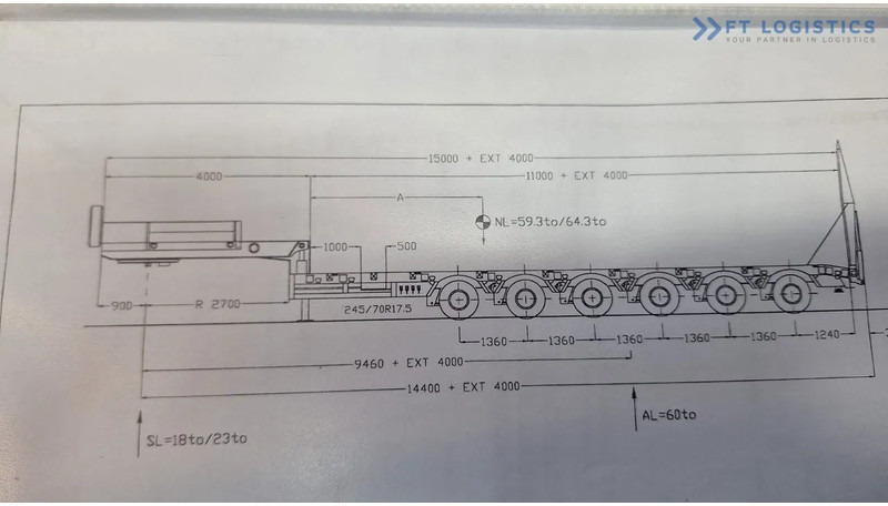 Faymonville FAYMONVILLE STZ-6WAU – 6 AXLES – 92.2T GVW – 73T PAYLOAD – HYDRAULIC RAMPS – EXCELLENT CONDITION! - Góndola rebajadas semirremolque: foto 2 Faymonville FAYMONVILLE STZ-6WAU – 6 AXLES – 92.2T GVW – 73T PAYLOAD – HYDRAULIC RAMPS – EXCELLENT CONDITION! - Góndola rebajadas semirremolque: foto 2