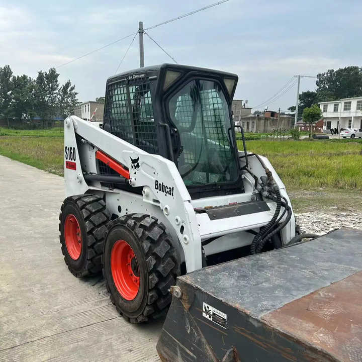 Used Bob Cat Bob Cat S160 Used Mini Skid Steer Wheel Loader Multifunctional Track Loaders Bobcat S160 2.7 Ton - Cargadora de ruedas: foto 1 Used Bob Cat Bob Cat S160 Used Mini Skid Steer Wheel Loader Multifunctional Track Loaders Bobcat S160 2.7 Ton - Cargadora de ruedas: foto 1