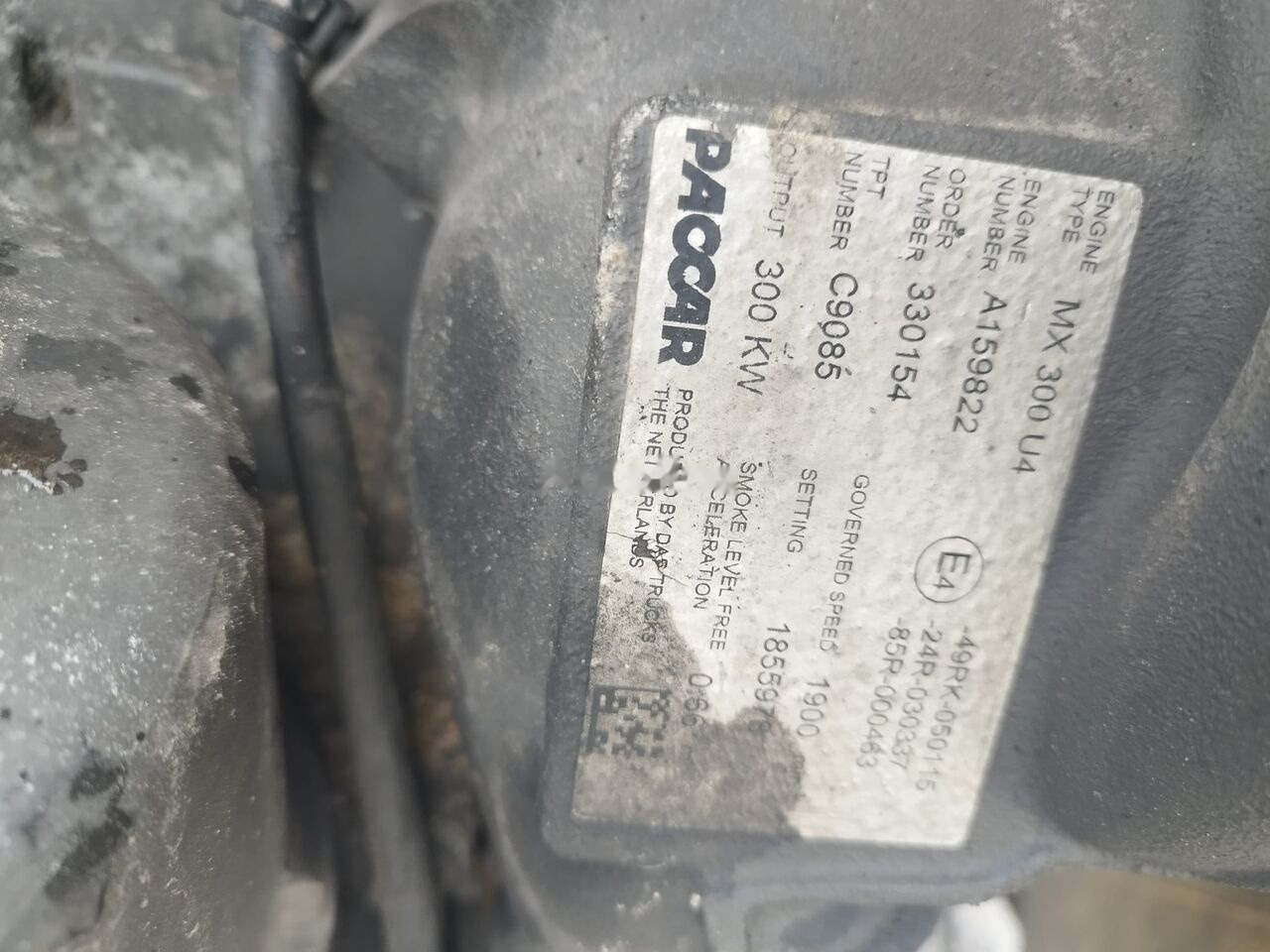 DAF MX 300 U4 DAF XF, CF - Motor para Camión: foto 4 DAF MX 300 U4 DAF XF, CF - Motor para Camión: foto 4