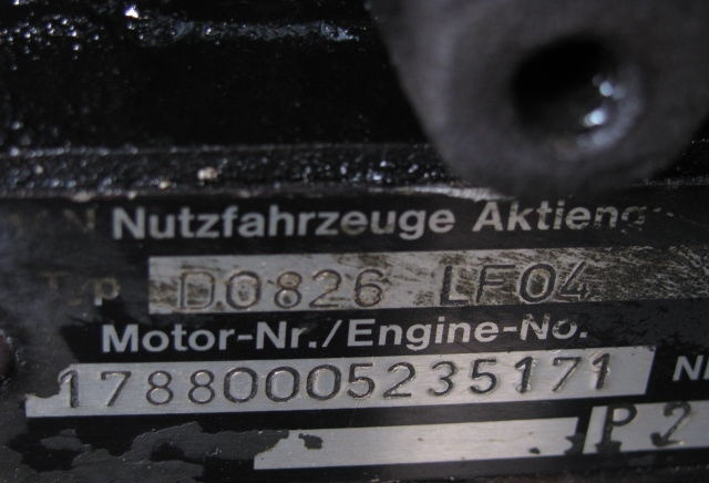 MAN D0826 LF04 MAN M 90 - Motor para Camión: foto 2 MAN D0826 LF04 MAN M 90 - Motor para Camión: foto 2