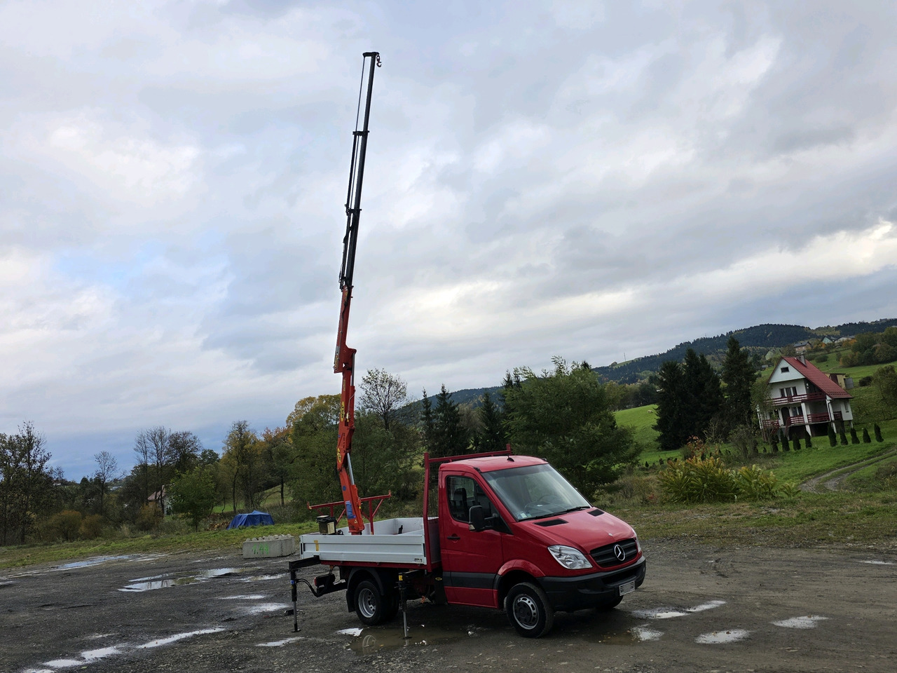 Caja abierta furgoneta Mercedes-Benz Sprinter 418 CDI Skrzynia +HDS 10.5 M +Pilot  ! 87000km !: foto 6 Caja abierta furgoneta Mercedes-Benz Sprinter 418 CDI Skrzynia +HDS 10.5 M +Pilot  ! 87000km !: foto 6