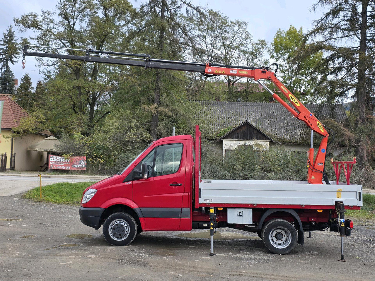 Mercedes-Benz Sprinter 418 CDI Skrzynia +HDS 10.5 M +Pilot  ! 87000km ! - Caja abierta furgoneta: foto 4 Mercedes-Benz Sprinter 418 CDI Skrzynia +HDS 10.5 M +Pilot  ! 87000km ! - Caja abierta furgoneta: foto 4