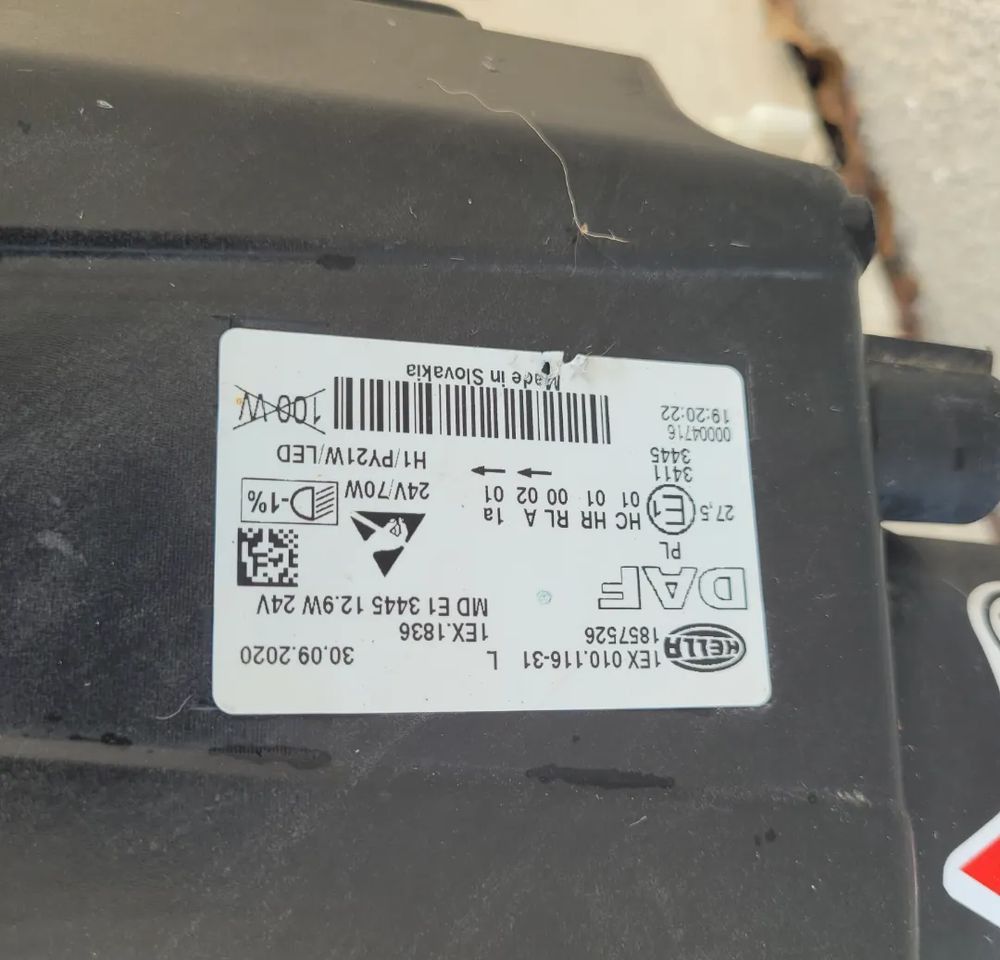 LAMPA LEWA FULL LED DAF XF 106 ORYGINAL - Luz/ Iluminación para Camión: foto 3 LAMPA LEWA FULL LED DAF XF 106 ORYGINAL - Luz/ Iluminación para Camión: foto 3