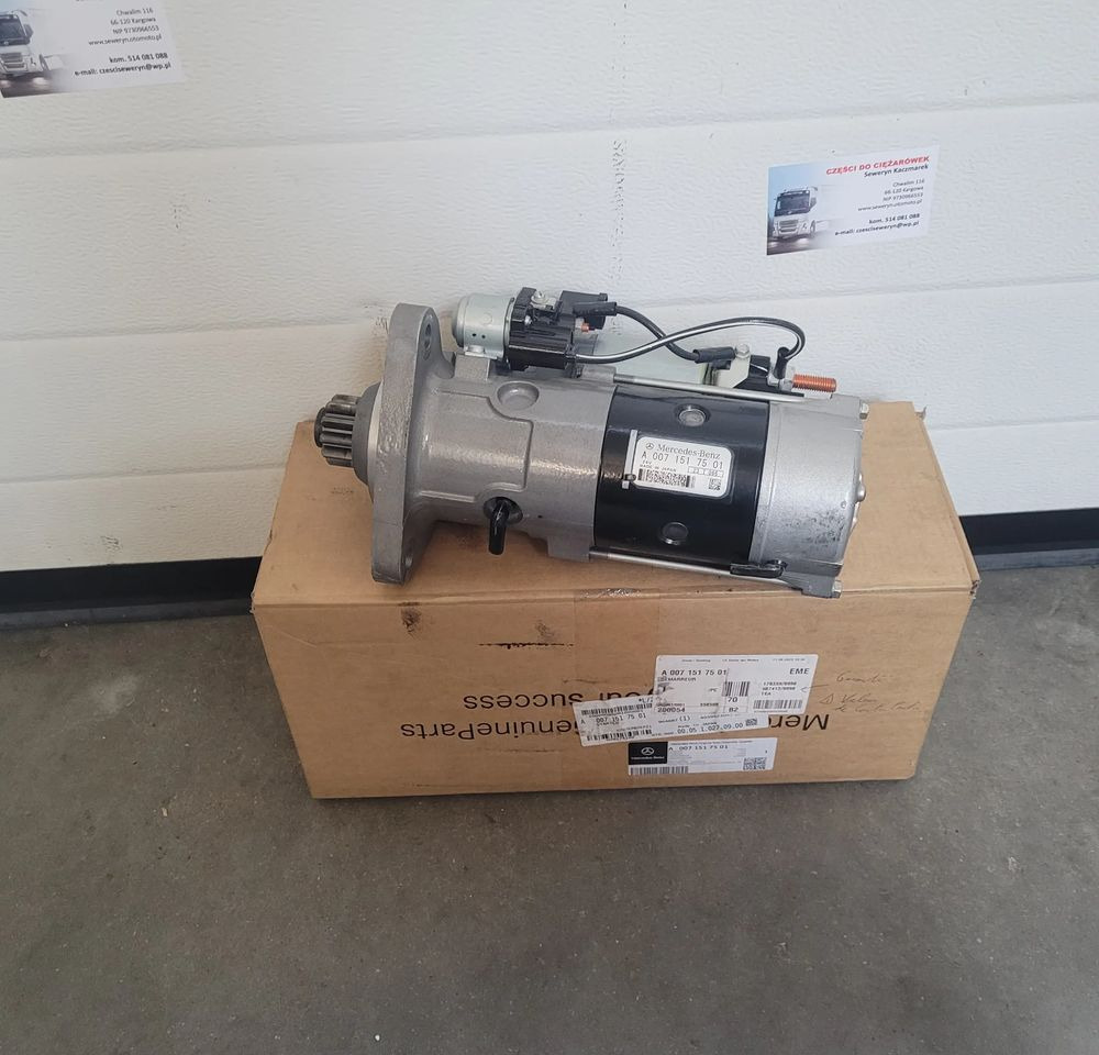 ROZRUSZNIK MERCEDES ACTROS MP5 A0071517501 NOWY ORYGINAŁ CHWALIM116 - Arranque para Camión: foto 1 ROZRUSZNIK MERCEDES ACTROS MP5 A0071517501 NOWY ORYGINAŁ CHWALIM116 - Arranque para Camión: foto 1
