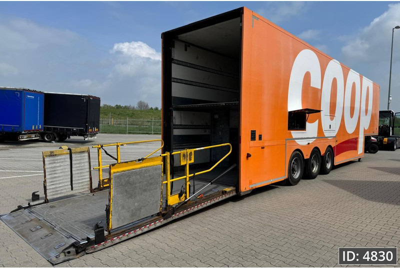 BURGERS Double-Deck / Steering axle / Tail lift / Racing - Caja cerrada semirremolque: foto 5 BURGERS Double-Deck / Steering axle / Tail lift / Racing - Caja cerrada semirremolque: foto 5