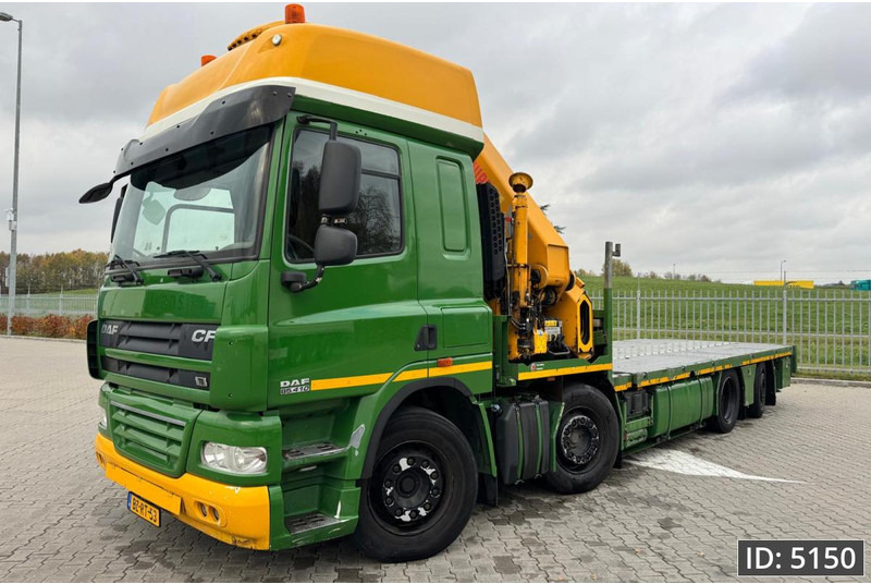 DAF CF 85.410 SC, Euro 5, 8x2 / Hiab 422 EP5 + Radio / 5x extendable - Camión grúa: foto 2 DAF CF 85.410 SC, Euro 5, 8x2 / Hiab 422 EP5 + Radio / 5x extendable - Camión grúa: foto 2