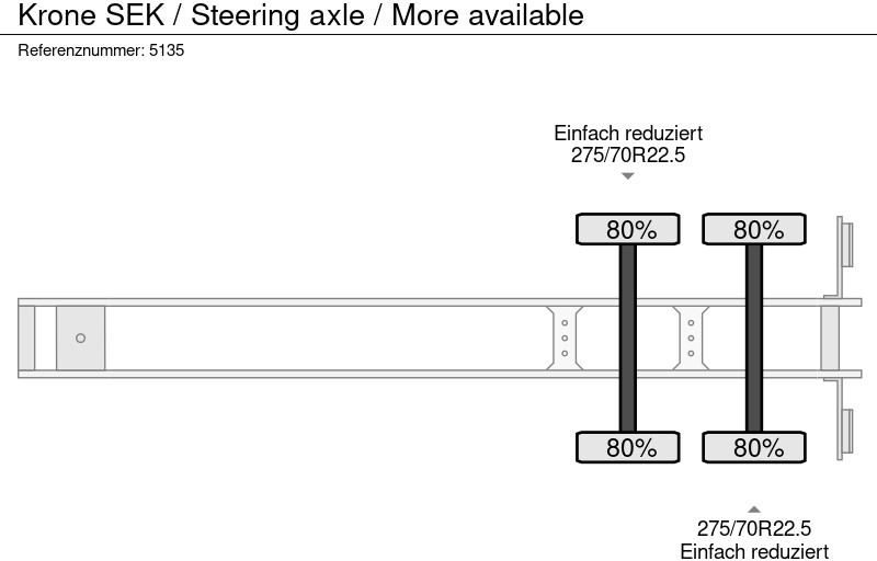 Caja cerrada semirremolque Krone SEK / Steering axle / More available: foto 10 Caja cerrada semirremolque Krone SEK / Steering axle / More available: foto 10