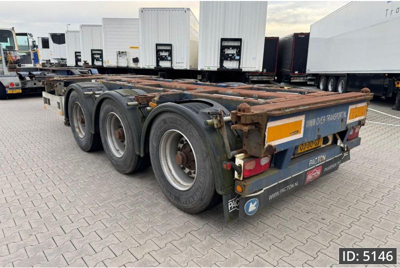 Pacton T3-010 / Multichassis / BPW Drum - Portacontenedore/ Intercambiable semirremolque: foto 2 Pacton T3-010 / Multichassis / BPW Drum - Portacontenedore/ Intercambiable semirremolque: foto 2