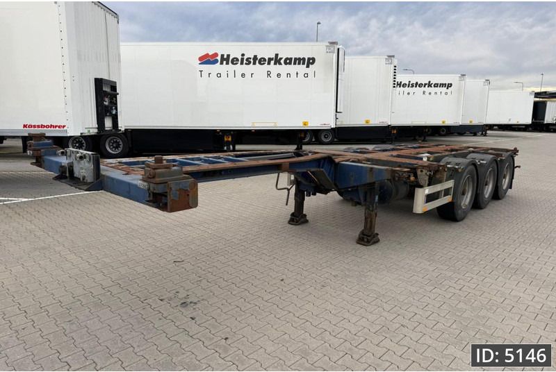 Pacton T3-010 / Multichassis / BPW Drum - Portacontenedore/ Intercambiable semirremolque: foto 1 Pacton T3-010 / Multichassis / BPW Drum - Portacontenedore/ Intercambiable semirremolque: foto 1