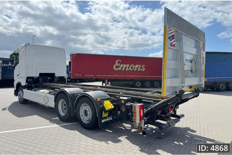 Volvo FH 500 Globetrotter, Euro 6, / 6x2 / Hydraulic body / frame 7.4 m / Tail lift - Portacontenedore/ Intercambiable camión: foto 2 Volvo FH 500 Globetrotter, Euro 6, / 6x2 / Hydraulic body / frame 7.4 m / Tail lift - Portacontenedore/ Intercambiable camión: foto 2