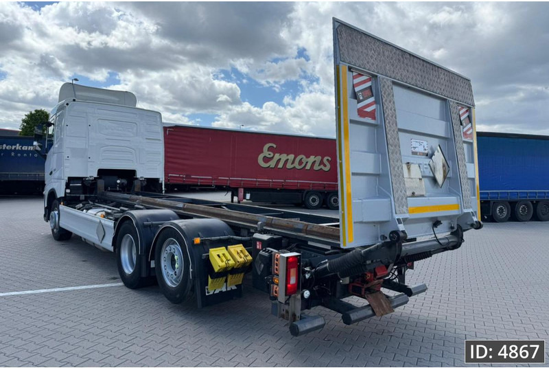 Volvo FH 500 Globetrotter, Euro 6, / 6x2 / Hydraulic body / frame 7.4 m / Tail lift - Portacontenedore/ Intercambiable camión: foto 2 Volvo FH 500 Globetrotter, Euro 6, / 6x2 / Hydraulic body / frame 7.4 m / Tail lift - Portacontenedore/ Intercambiable camión: foto 2