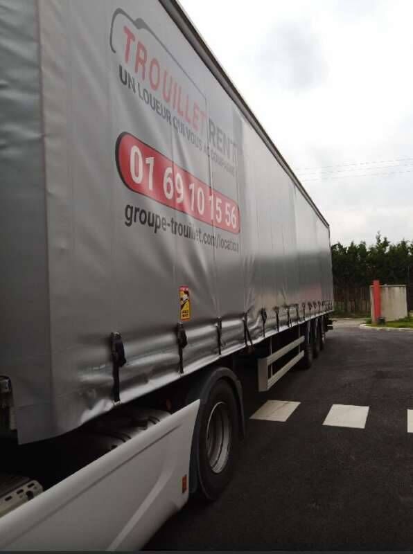 Semi-remorque 3 Essieux 38 TONNES 2 PORTES AR REHAUSSABLE BI ATTELAGE - Semirremolque lona: foto 1 Semi-remorque 3 Essieux 38 TONNES 2 PORTES AR REHAUSSABLE BI ATTELAGE - Semirremolque lona: foto 1