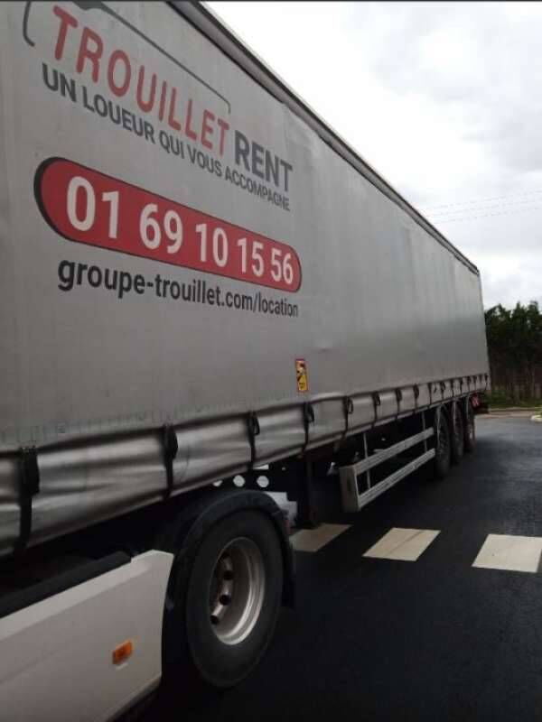 Semi-remorque 3 Essieux 38 TONNES 2 PORTES AR REHAUSSABLE POLYMAX - Semirremolque lona: foto 1 Semi-remorque 3 Essieux 38 TONNES 2 PORTES AR REHAUSSABLE POLYMAX - Semirremolque lona: foto 1