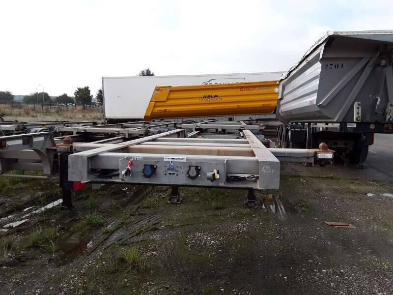 Semi-remorque 3 Essieux 38 TONNES CHARIOT COULISSANT 45 PIEDS - Portacontenedore/ Intercambiable semirremolque: foto 1 Semi-remorque 3 Essieux 38 TONNES CHARIOT COULISSANT 45 PIEDS - Portacontenedore/ Intercambiable semirremolque: foto 1