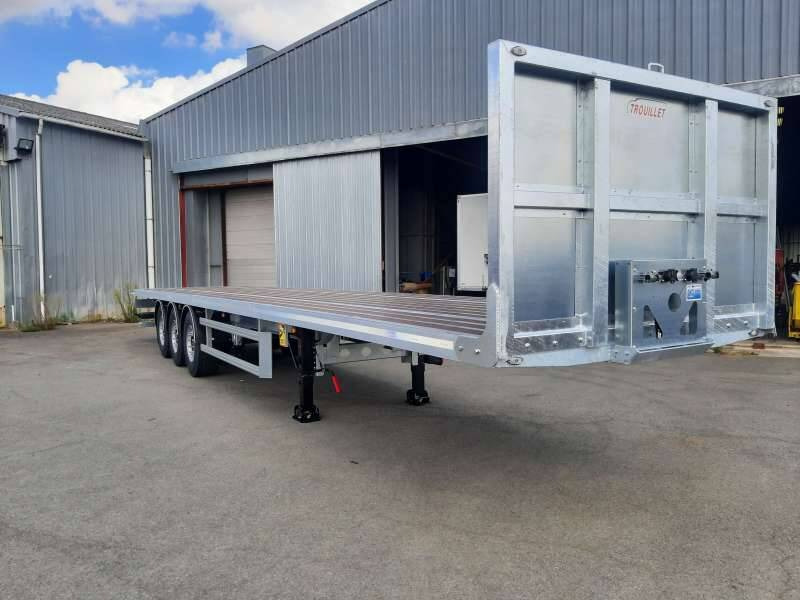 Semi-remorque 3 Essieux 38 TONNES PLATEAU LOURD - Semirremolque plataforma/ Caja abierta: foto 3 Semi-remorque 3 Essieux 38 TONNES PLATEAU LOURD - Semirremolque plataforma/ Caja abierta: foto 3