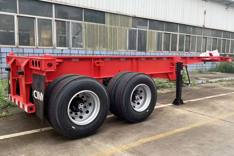 2 Axle 20FT CIMC Container Chassis Trailer for Sale in Jamaica - Chasis semirremolque: foto 3 2 Axle 20FT CIMC Container Chassis Trailer for Sale in Jamaica - Chasis semirremolque: foto 3
