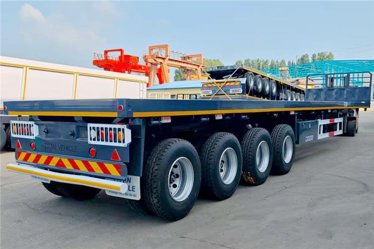 2025 New Model 4 Axle 45ft Flatbed Container Trailer In Zambia - Portacontenedore/ Intercambiable semirremolque: foto 2 2025 New Model 4 Axle 45ft Flatbed Container Trailer In Zambia - Portacontenedore/ Intercambiable semirremolque: foto 2