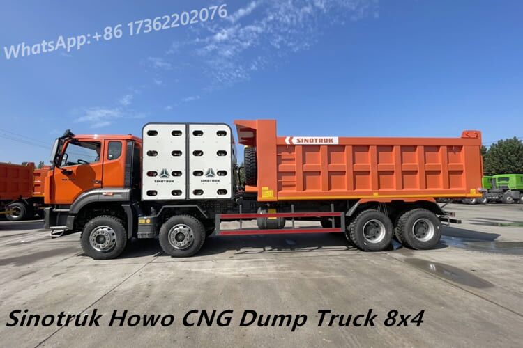 SINOTRUK Howo NX CNG Dump Truck 8x4 for Sale in Nigeria - Cabeza tractora: foto 4 SINOTRUK Howo NX CNG Dump Truck 8x4 for Sale in Nigeria - Cabeza tractora: foto 4