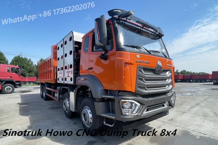 SINOTRUK Howo NX CNG Dump Truck 8x4 for Sale in Nigeria - Cabeza tractora: foto 1 SINOTRUK Howo NX CNG Dump Truck 8x4 for Sale in Nigeria - Cabeza tractora: foto 1