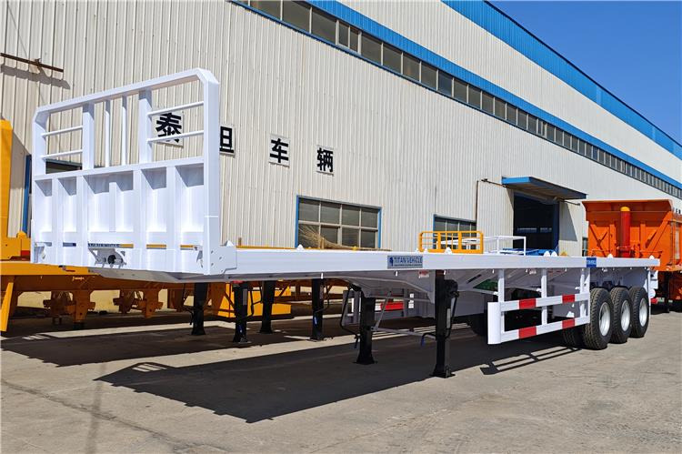 TITAN 13m Semi Truck Flatbed Trailer For Sale In Nigeria - Chasis semirremolque: foto 1 TITAN 13m Semi Truck Flatbed Trailer For Sale In Nigeria - Chasis semirremolque: foto 1