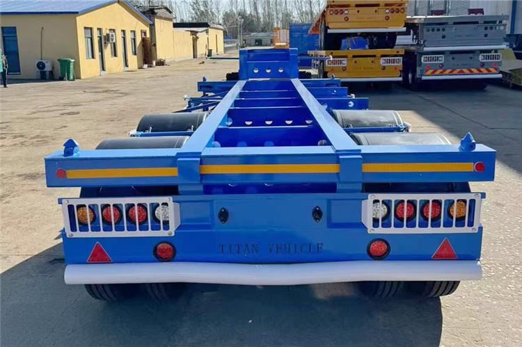 TITAN 2 Axle 20ft ISO Tank Chassis Trailer for Sale - Chasis semirremolque: foto 4 TITAN 2 Axle 20ft ISO Tank Chassis Trailer for Sale - Chasis semirremolque: foto 4