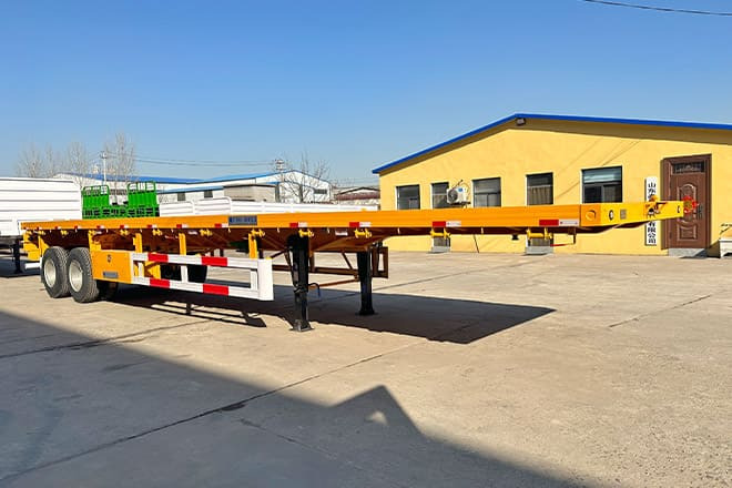 TITAN 2 Axle 40 Ft Flatbed Trailer for Sale in Uganda - Semirremolque plataforma/ Caja abierta: foto 2 TITAN 2 Axle 40 Ft Flatbed Trailer for Sale in Uganda - Semirremolque plataforma/ Caja abierta: foto 2