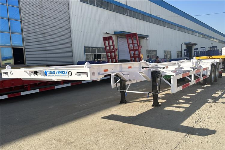 TITAN 2 Axle 40ft Container Transport Trailer for Sale In Nigeria - Chasis semirremolque: foto 1 TITAN 2 Axle 40ft Container Transport Trailer for Sale In Nigeria - Chasis semirremolque: foto 1