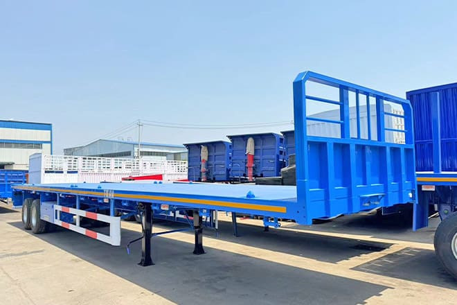 TITAN 2 Axle 45 Ft Flatbed Trailers for Sale in Algeria - Semirremolque plataforma/ Caja abierta: foto 3 TITAN 2 Axle 45 Ft Flatbed Trailers for Sale in Algeria - Semirremolque plataforma/ Caja abierta: foto 3