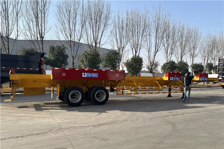 TITAN 20/40FT Terminal Trailer for Sale In Uganda - Portacontenedore/ Intercambiable semirremolque: foto 4 TITAN 20/40FT Terminal Trailer for Sale In Uganda - Portacontenedore/ Intercambiable semirremolque: foto 4