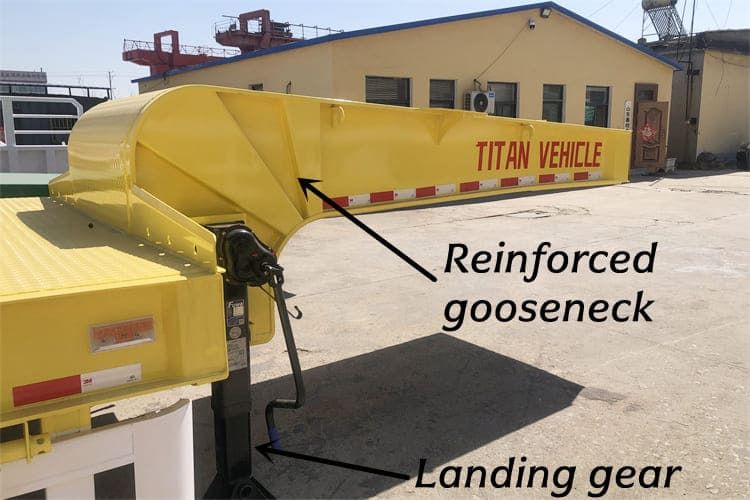 TITAN 3 Axle Low Bed Trailer Price for Sale in Zambia - Góndola rebajadas semirremolque: foto 4 TITAN 3 Axle Low Bed Trailer Price for Sale in Zambia - Góndola rebajadas semirremolque: foto 4