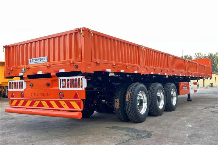 TITAN 600/800mm Hight Side Wall Trailer for Sale In Angola - Semirremolque plataforma/ Caja abierta: foto 3 TITAN 600/800mm Hight Side Wall Trailer for Sale In Angola - Semirremolque plataforma/ Caja abierta: foto 3
